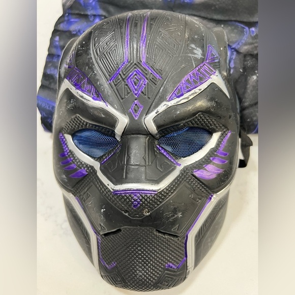Marvel Black Panther Kids Costume - Black and Blue - Picture 11 of 12